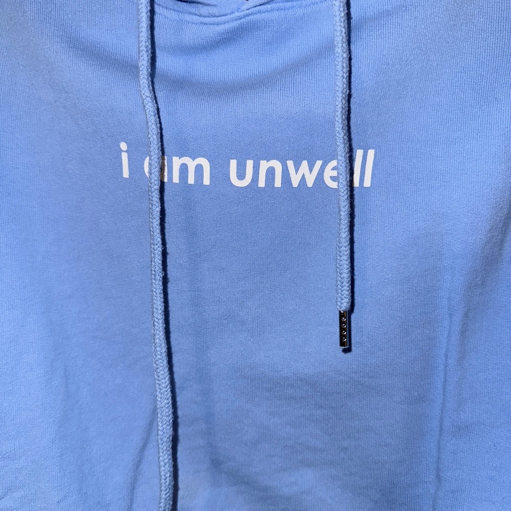 Call Her Daddy I Am Unwell Cropped Hoodie - Picture 6 of 9